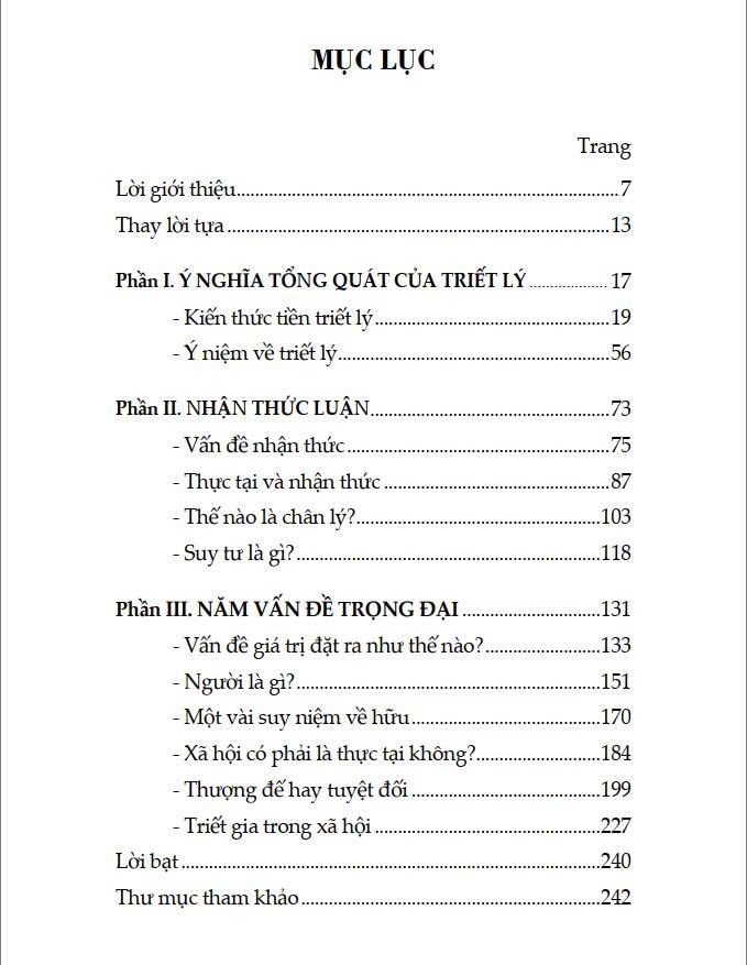 Đường Vào Triết Học - Giáo sư Lê Thành Trị