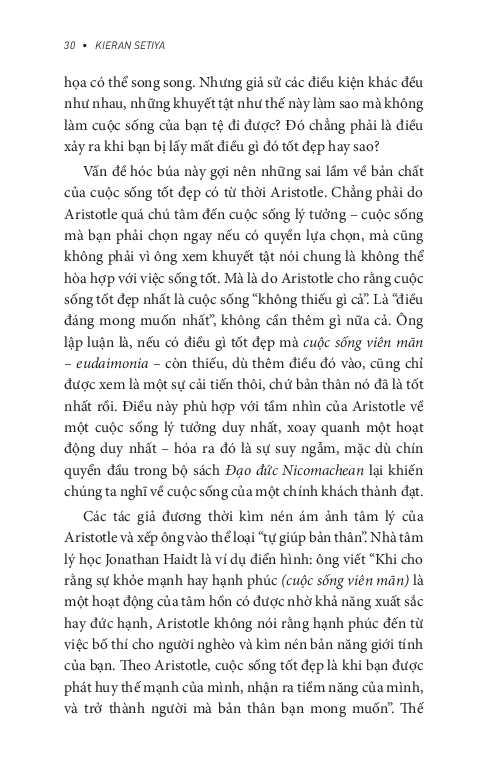 Trong Gian Nan, Có Bình An - Cách Triết Học Mở Lối Cuộc Đời - Kieran Setiya