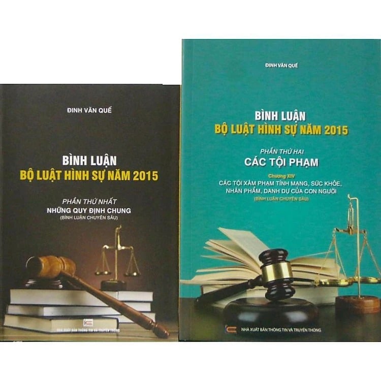 Combo 2 Quyển Bình Luận Bộ Luật Hình Sự 2015