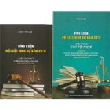  Combo 2 Quyển Bình Luận Bộ Luật Hình Sự 2015 