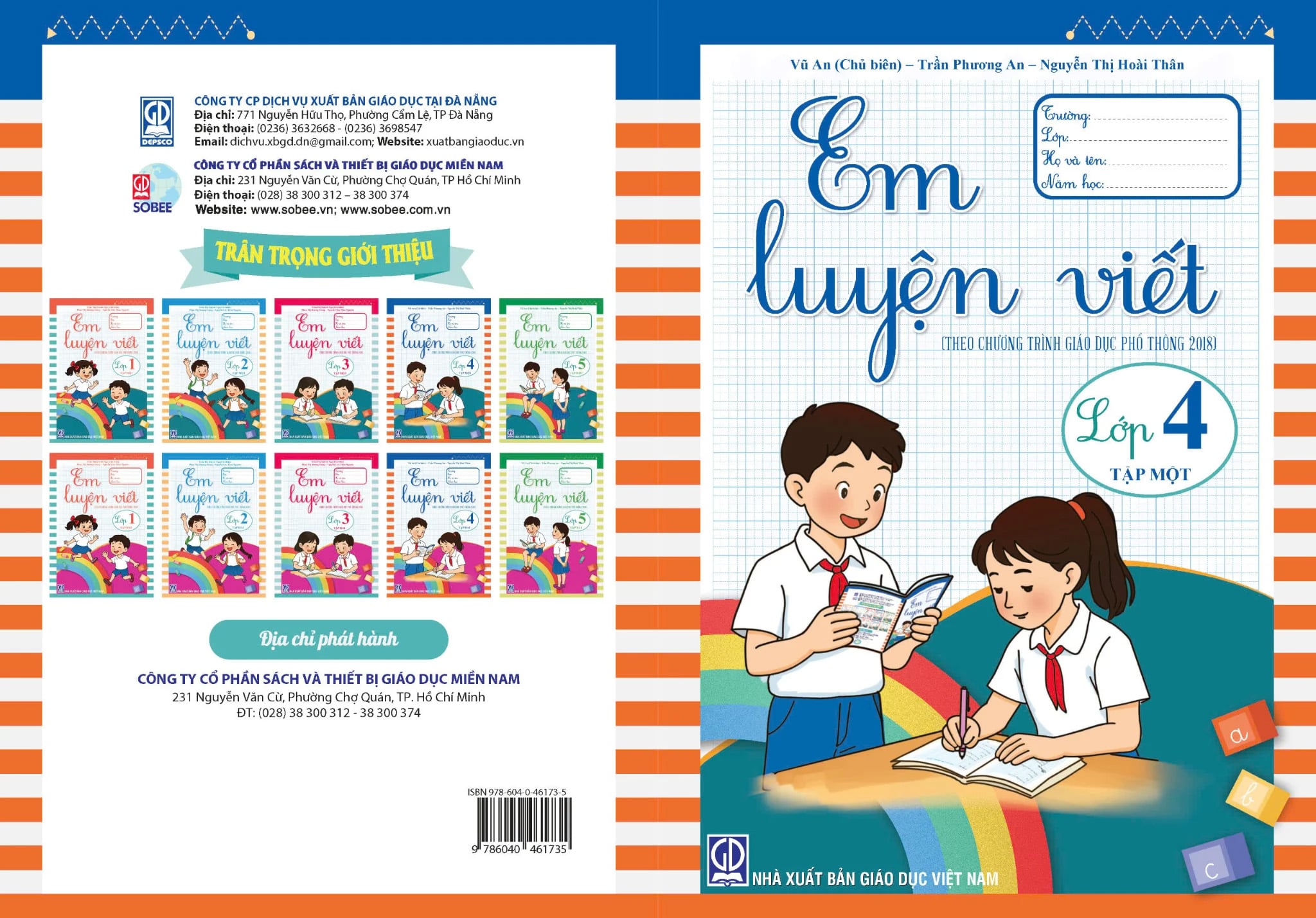 Bộ 2 Tập: Em Luyện Viết Lớp 4 (Tập 1 + 2) (Theo Chương Trình Giáo Dục Phổ Thông 2018) - Trần Thị Quỳnh Nga (Chủ Biên)