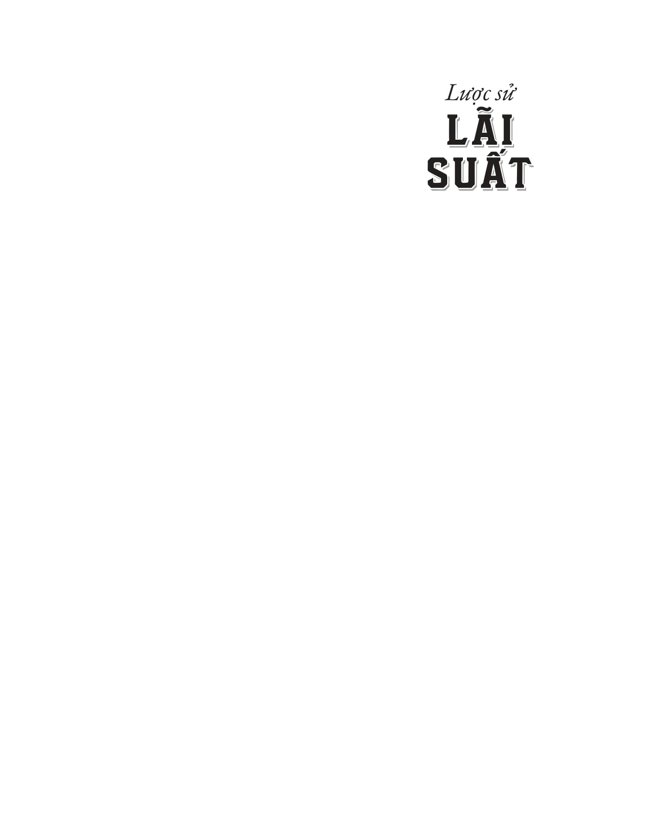 Lược Sử Lãi Suất - Edward Chancellor