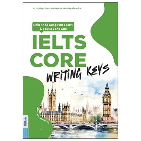 Combo 3 Cuốn Ielts Core ( Vocab Bank + Speaking Topics + Writing Keys )