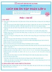 Giúp Em Ôn Tập Toán Lớp 8 (Dùng Chung Cho Các Bộ Sgk Hiện Hành) - Nguyễn Đức Tấn