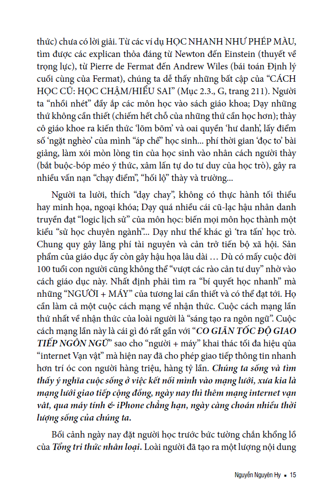 Học Nhanh Và Học Chậm - Nguyễn Nguyên Hy