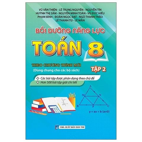 Combo 2 Cuốn Bồi Dưỡng Năng Lực Toán 8 ( Tập 1 + 2 ) - Vũ Văn Thiện