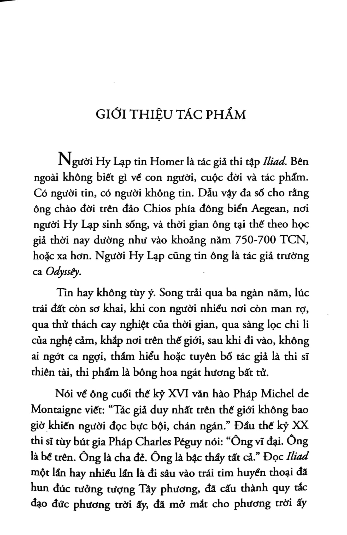 Iliad - Homer