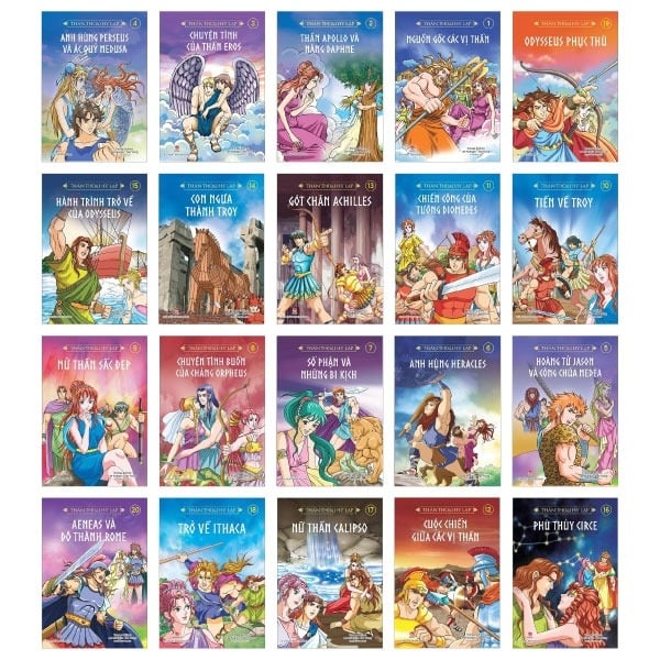 Combo Trọn Bộ 20 Tập - Thần Thoại Hy Lạp ( Tập 1 - Tập 20 )