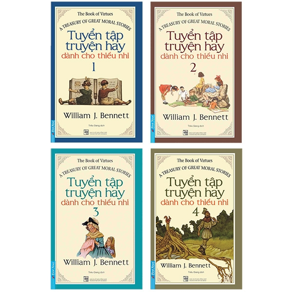 Bộ Sách Tuyển Tập Truyện Hay Dành Cho Thiếu Nhi ( Trọn Bộ 4 Tập ) - William J Bennett