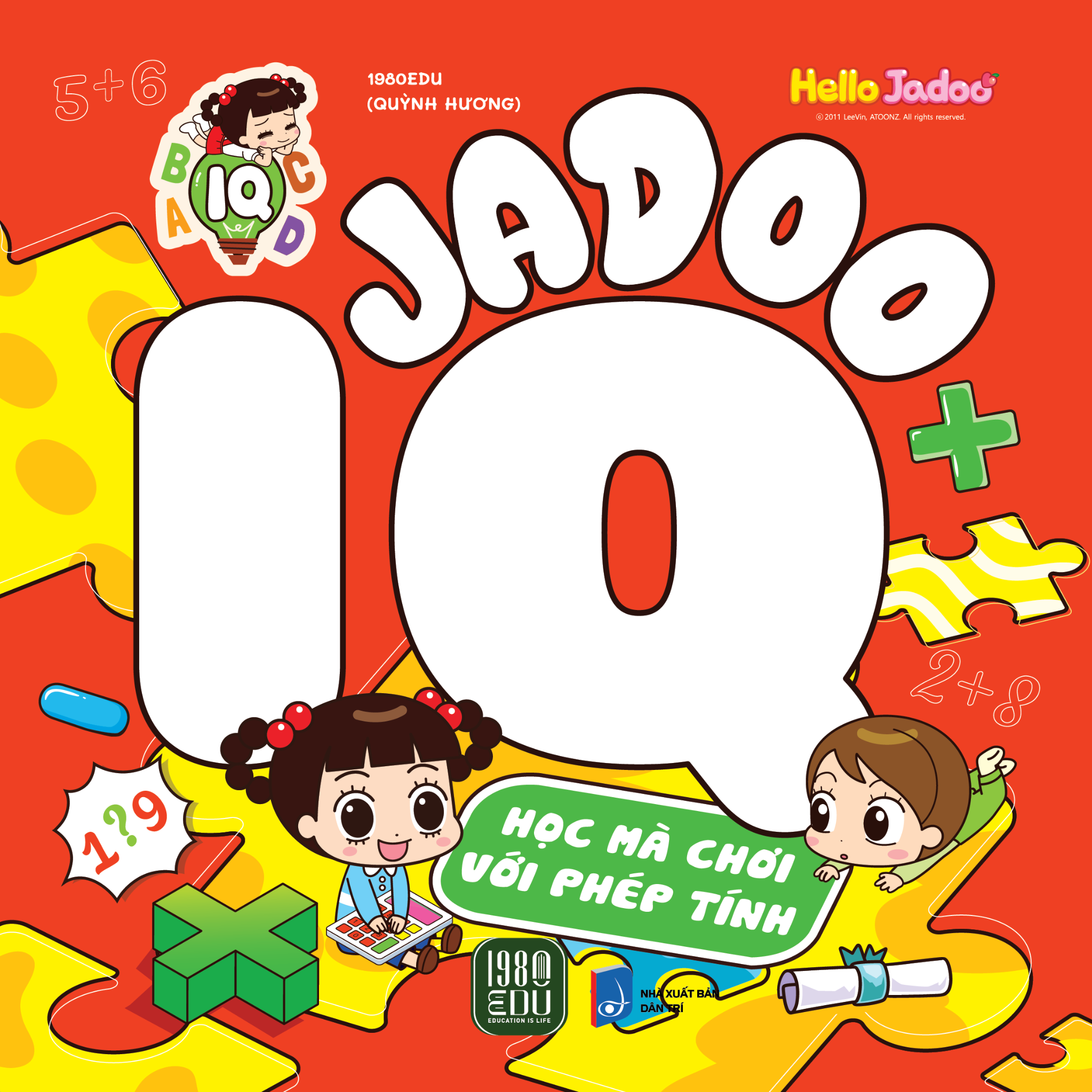 Combo Jadoo IQ - Học Mà Chơi (Bộ 6 Cuốn) - 1980Edu (Quỳnh Hương)