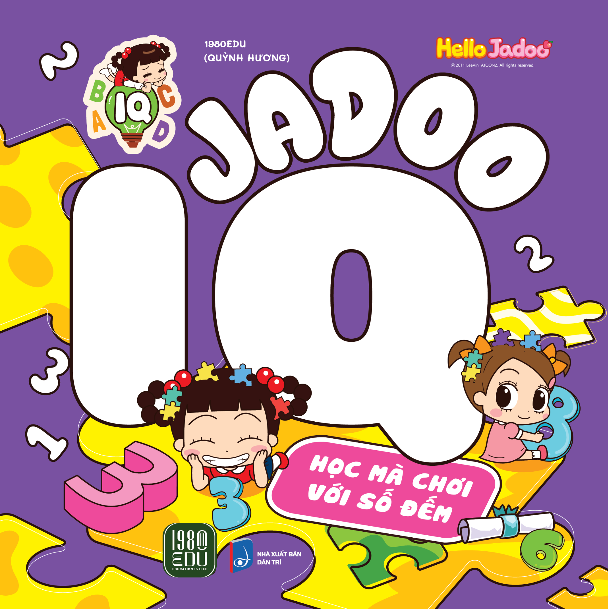 Combo Jadoo IQ - Học Mà Chơi (Bộ 6 Cuốn) - 1980Edu (Quỳnh Hương)