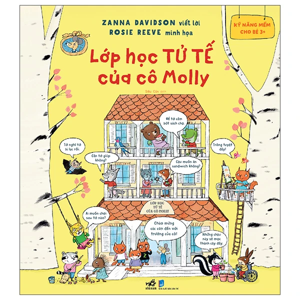 Kỹ Năng Mềm Cho Bé 3+ - Lớp Học Tử Tế Của Cô Molly - Zanna Davidson, Rosie Reeve