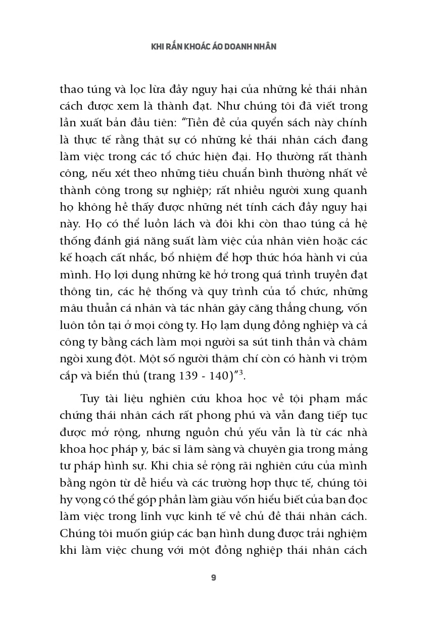 Khi Rắn Khoác Áo Doanh Nhân - TS Paul Babiak, TS Robert D. Hare