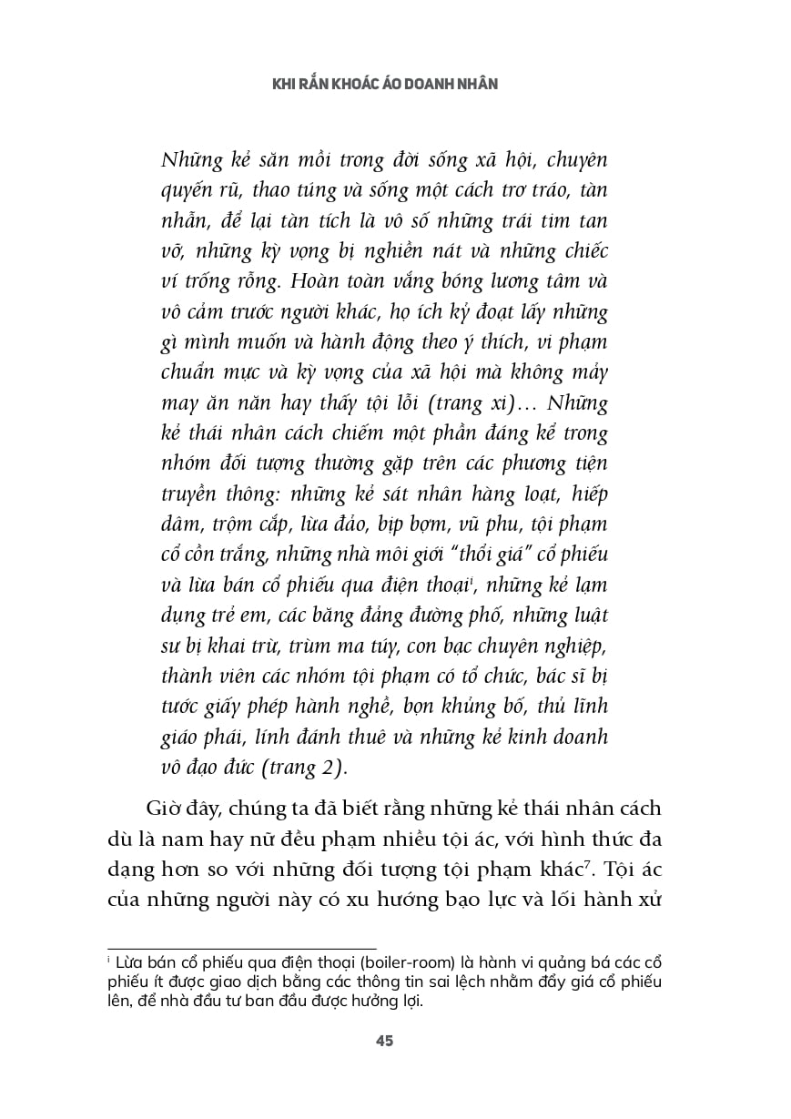 Khi Rắn Khoác Áo Doanh Nhân - TS Paul Babiak, TS Robert D. Hare