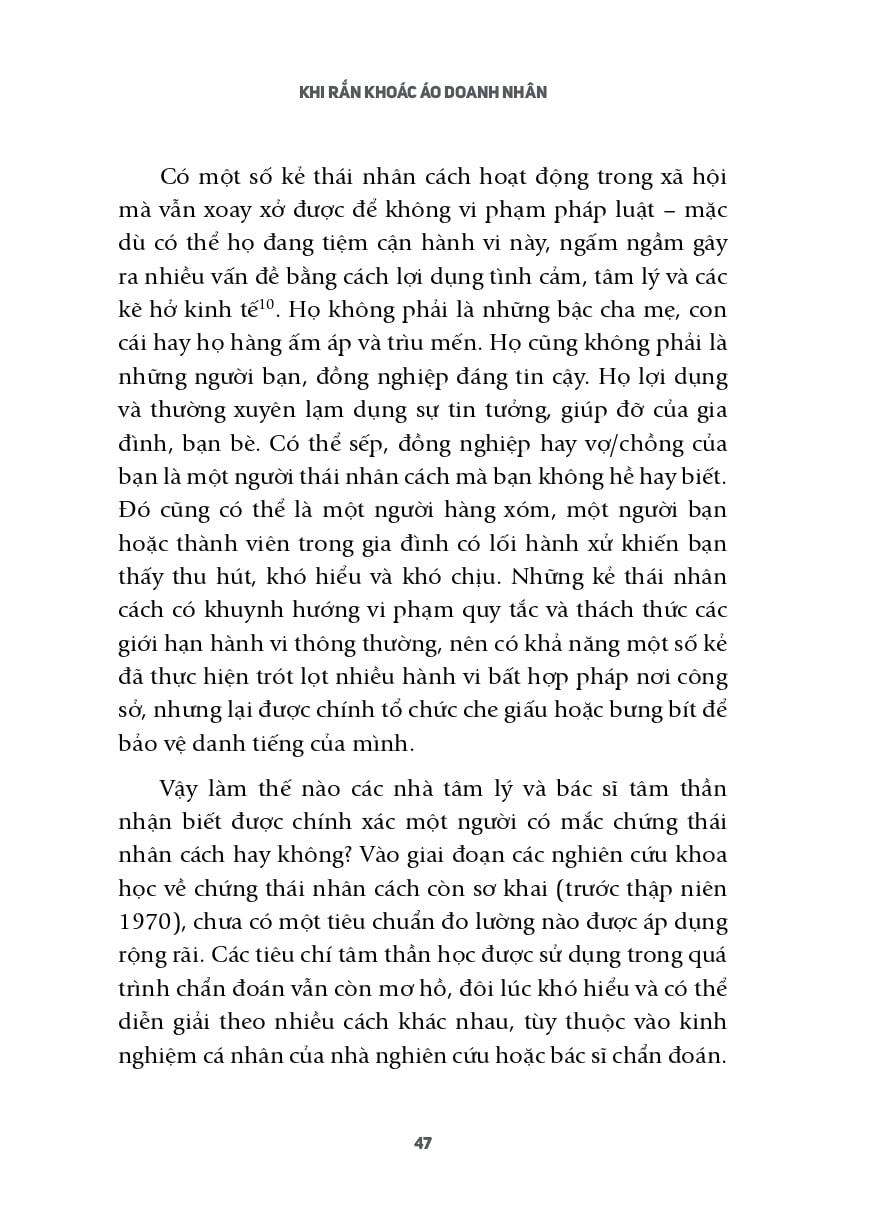 Khi Rắn Khoác Áo Doanh Nhân - TS Paul Babiak, TS Robert D. Hare