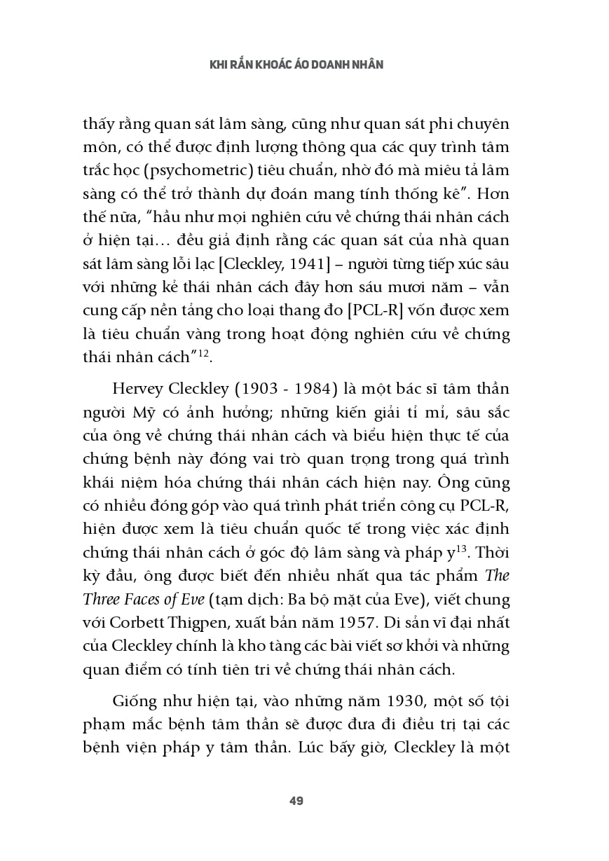 Khi Rắn Khoác Áo Doanh Nhân - TS Paul Babiak, TS Robert D. Hare
