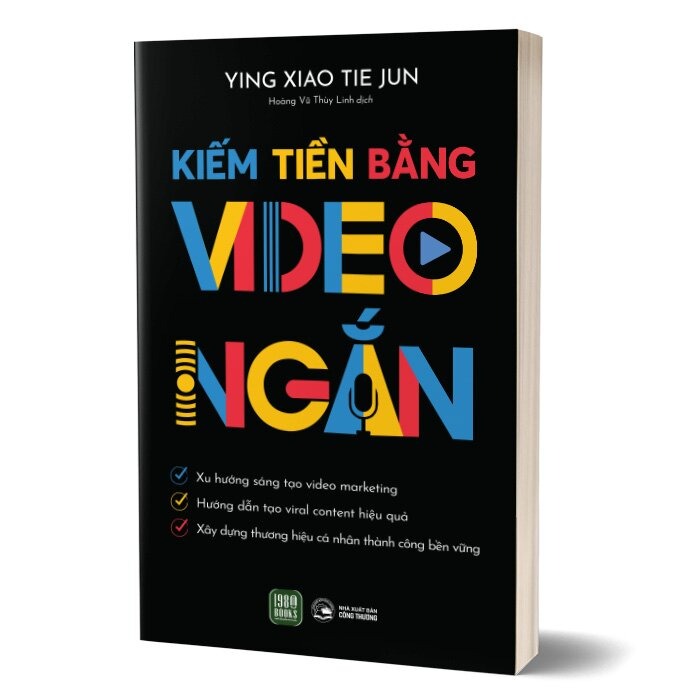 Combo 2 Quyển Kiếm Tiền Bằng Video Ngắn + Content AI - Ying Xiao Tie Jun, AIGC Wenhua Xueyuan