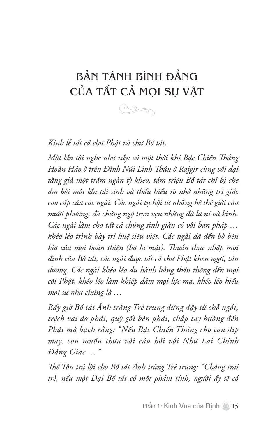 Kinh Vua Của Định - Bài Ca Đại Ấn - Khenchen Thrangu Rinpoche