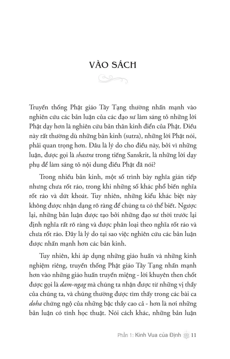 Kinh Vua Của Định - Bài Ca Đại Ấn - Khenchen Thrangu Rinpoche