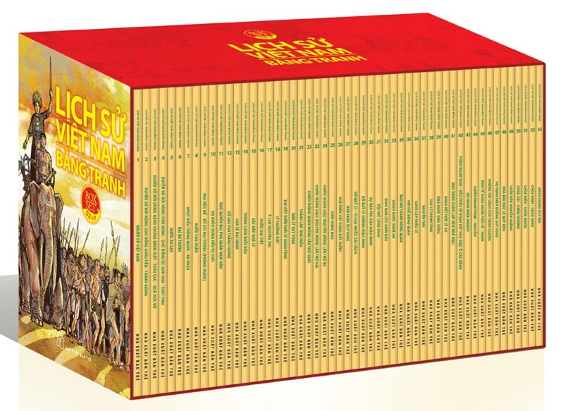 Lịch Sử Việt Nam Bằng Tranh - Boxset 56 Tập - Trần Bạch Đằng chủ biên