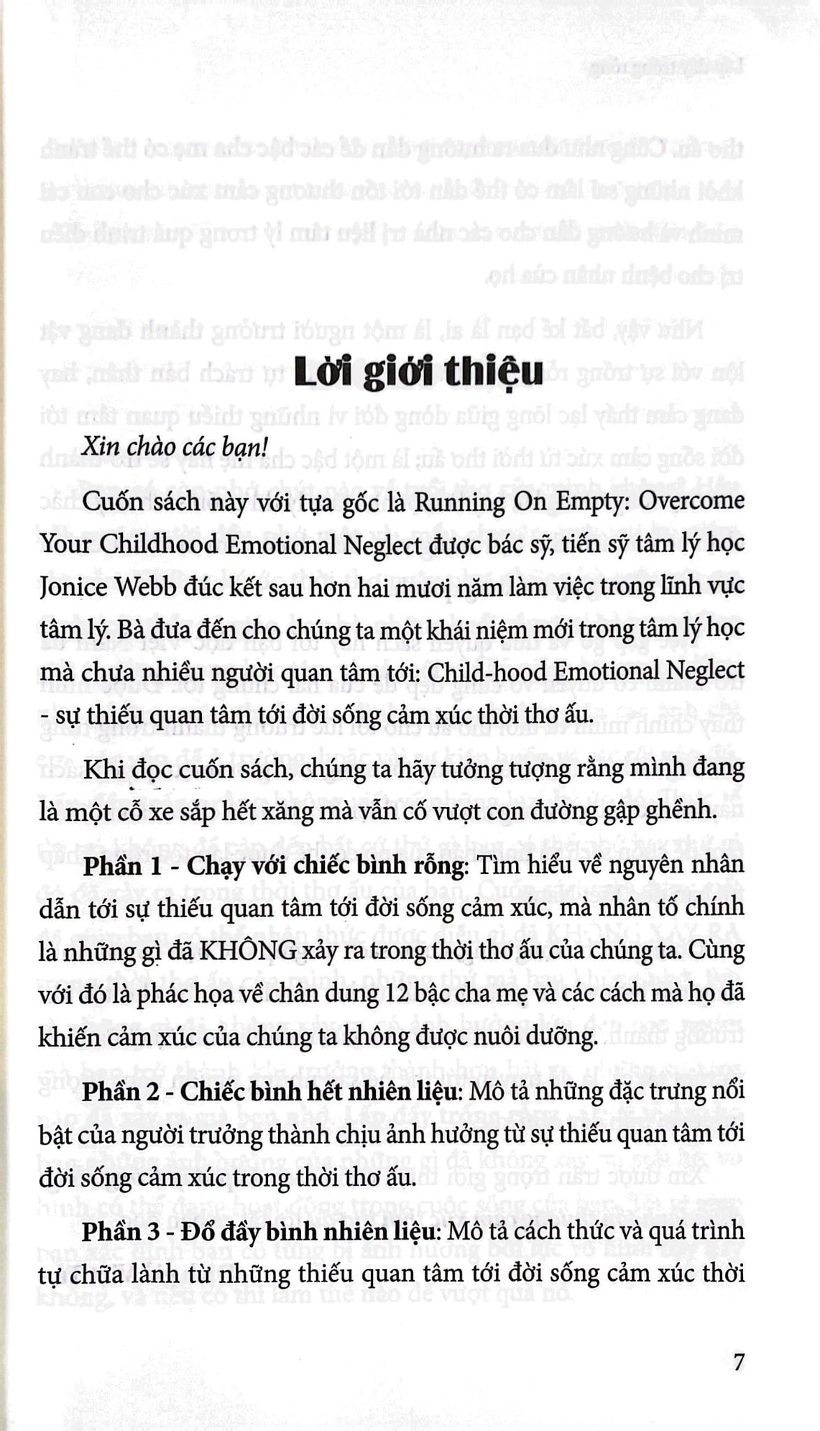 Lấp Đầy Trống Rỗng - Chữa Lành Tổn Thương Cảm Xúc Thời Thơ Ấu - Jonice Webb, Christine Musello