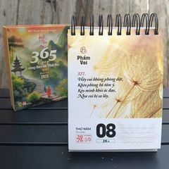Lịch Bàn 2026 - Kinh Pháp Cú (365 Ngày)