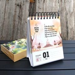 Lịch Bàn 2026 - Kinh Pháp Cú (365 Ngày)