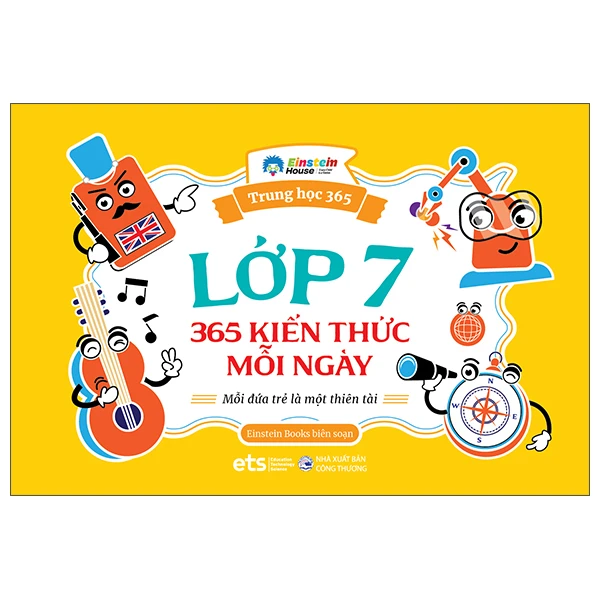 Bộ Flashcard Trung Học 365 - Lớp 7 - 365 Kiến Thức Mỗi Ngày -  
Einstein Books