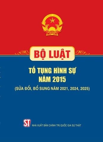 Combo 2 Quyển: Bộ Luật Tố Tụng Hình Sự Năm 2015 ( Sửa Đổi, Bổ Sung Năm 2021, 2024, 2025 + Bộ Luật Hình Sự (Luật mới nhất 2025)