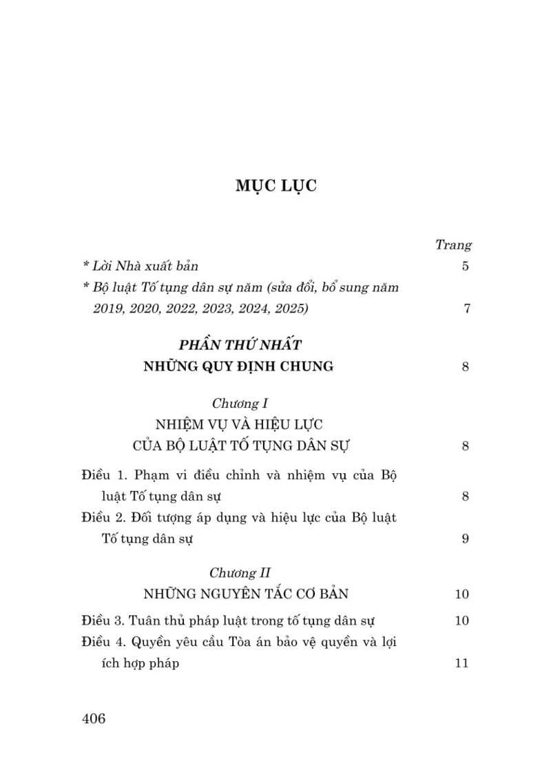 Bộ Luật Tố Tụng Dân Sự Năm 2015 (Sửa Đổi, Bổ Sung Năm 2019, 2020, 2022, 2023, 2024, 2025) - NXB CTQG - Quốc hội