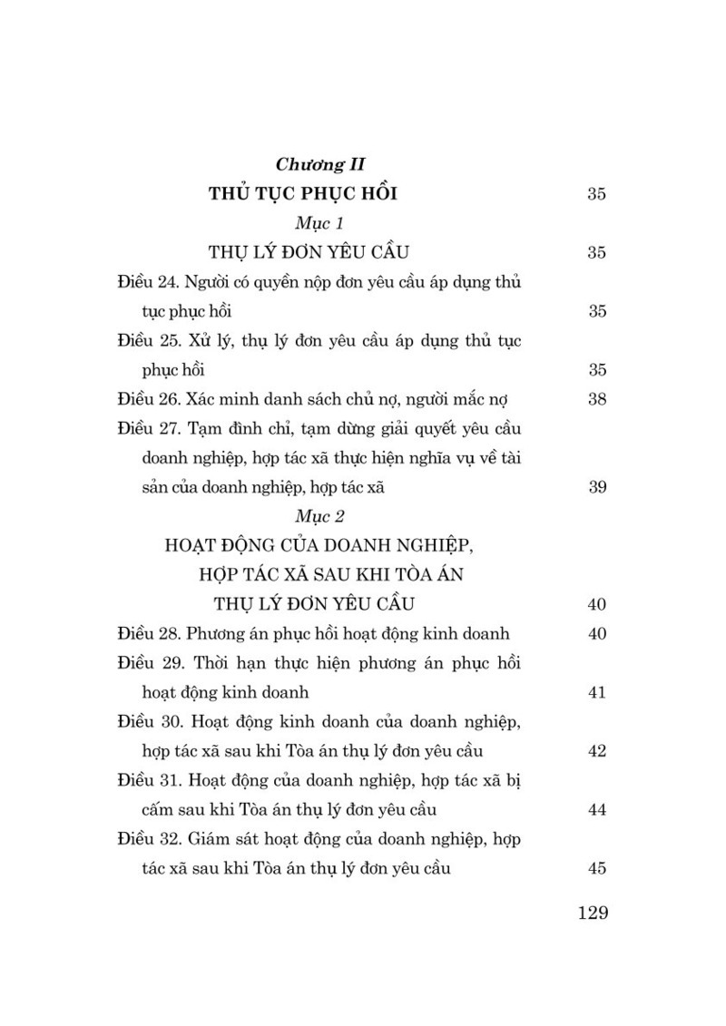 Luật Phục Hồi, Phá Sản Năm 2025 - Quốc Hội