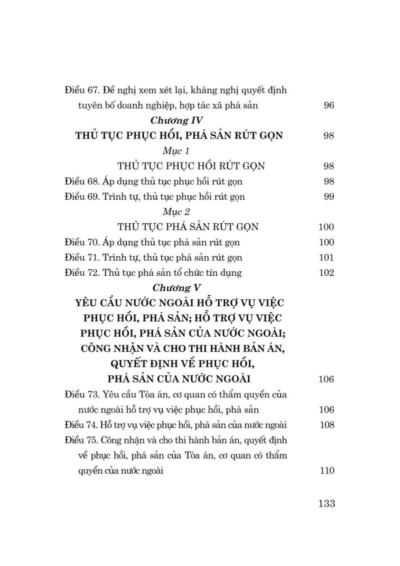 Luật Phục Hồi, Phá Sản Năm 2025 - Quốc Hội