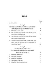 Xung Đột Và Giải Quyết Xung Đột Liên Quan Đến Tôn Giáo Ở Một Số Nước Đông Nam Á Và Hàm Ý Cho Việt Nam - TS. Lê Thị Liên