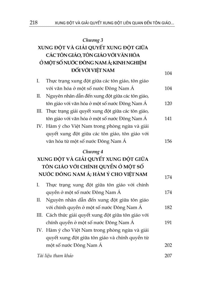 Xung Đột Và Giải Quyết Xung Đột Liên Quan Đến Tôn Giáo Ở Một Số Nước Đông Nam Á Và Hàm Ý Cho Việt Nam - TS. Lê Thị Liên