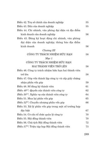  Luật Doanh Nghiệp Năm 2020 ( Sửa Đổi, Bổ Sung Năm 2022, 2025 ) - Quốc hội - NXB CTQG 