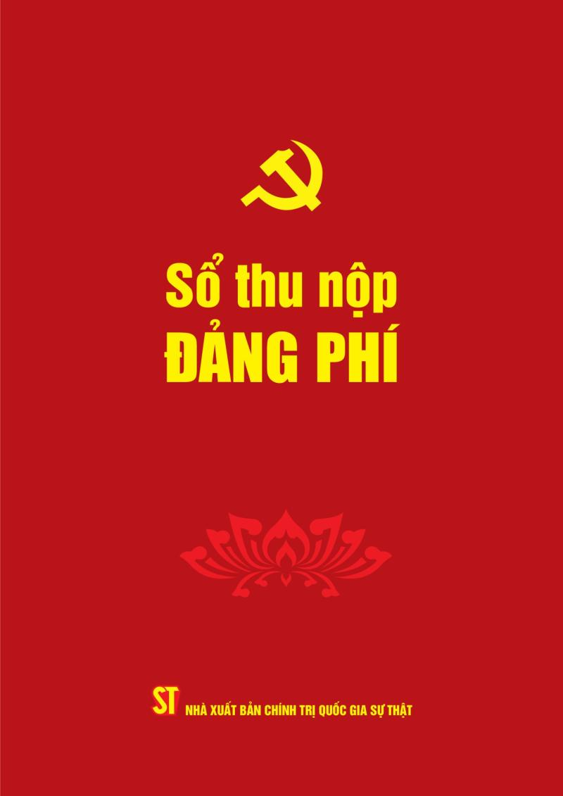 Sổ Thu, Nộp Đảng Phí - NXB Chính Trị Quốc Gia