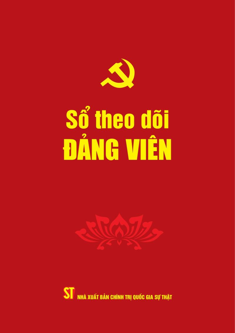Sổ Theo Dõi Đảng Viên - NXB Chính Trị Quốc Gia