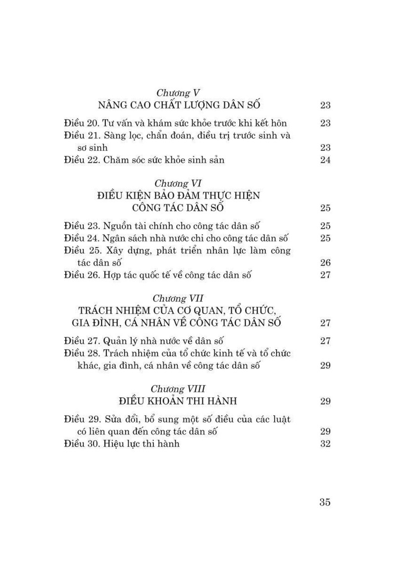 Luật Dân Số 2025 - Quốc Hội