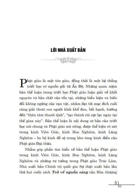 Trở Về Nguồn Sáng (Xuất Bản Lần Thứ Hai) - Hoà Thượng Thích Quảng Tùng