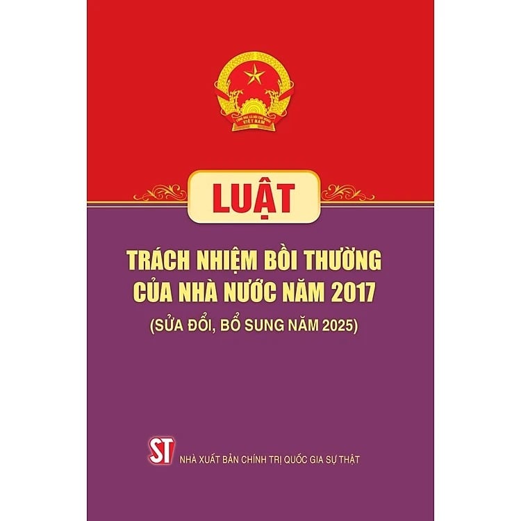 Luật Trách nhiệm bồi thường của nhà nước năm 2017 (Sửa đổi, bổ sung năm 2025)
