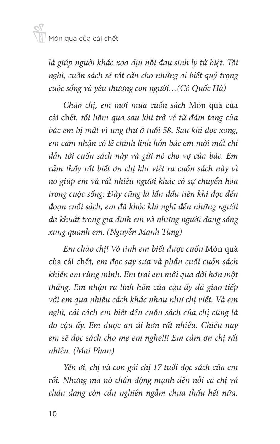 Món Quà Của Cái Chết - Bản Chất Của Cái Chết, Cuộc Sống Và Tình Yêu - Phạm Hải Yến