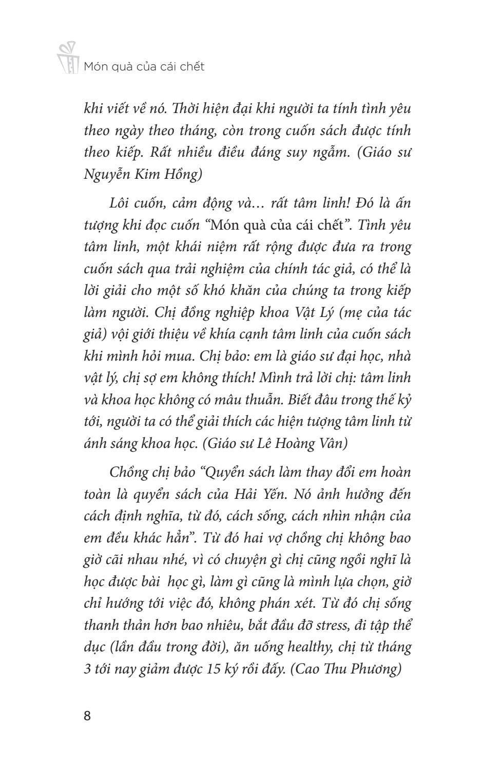 Món Quà Của Cái Chết - Bản Chất Của Cái Chết, Cuộc Sống Và Tình Yêu - Phạm Hải Yến