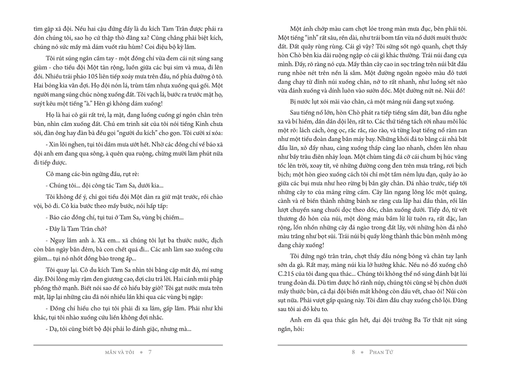 Tủ Sách Thanh Niên - Mẫn Và Tôi - 
Phan Tứ