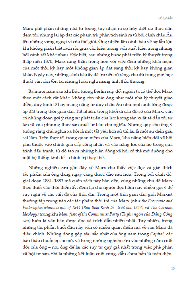 Karl Marx & Dòng Suy Tư Chưa Khép Lại - Những Năm Cuối Đời - Marcello Musto