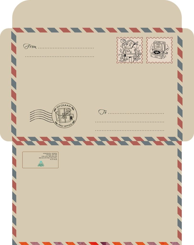 Combo Giấy Viết Thư Memoretro