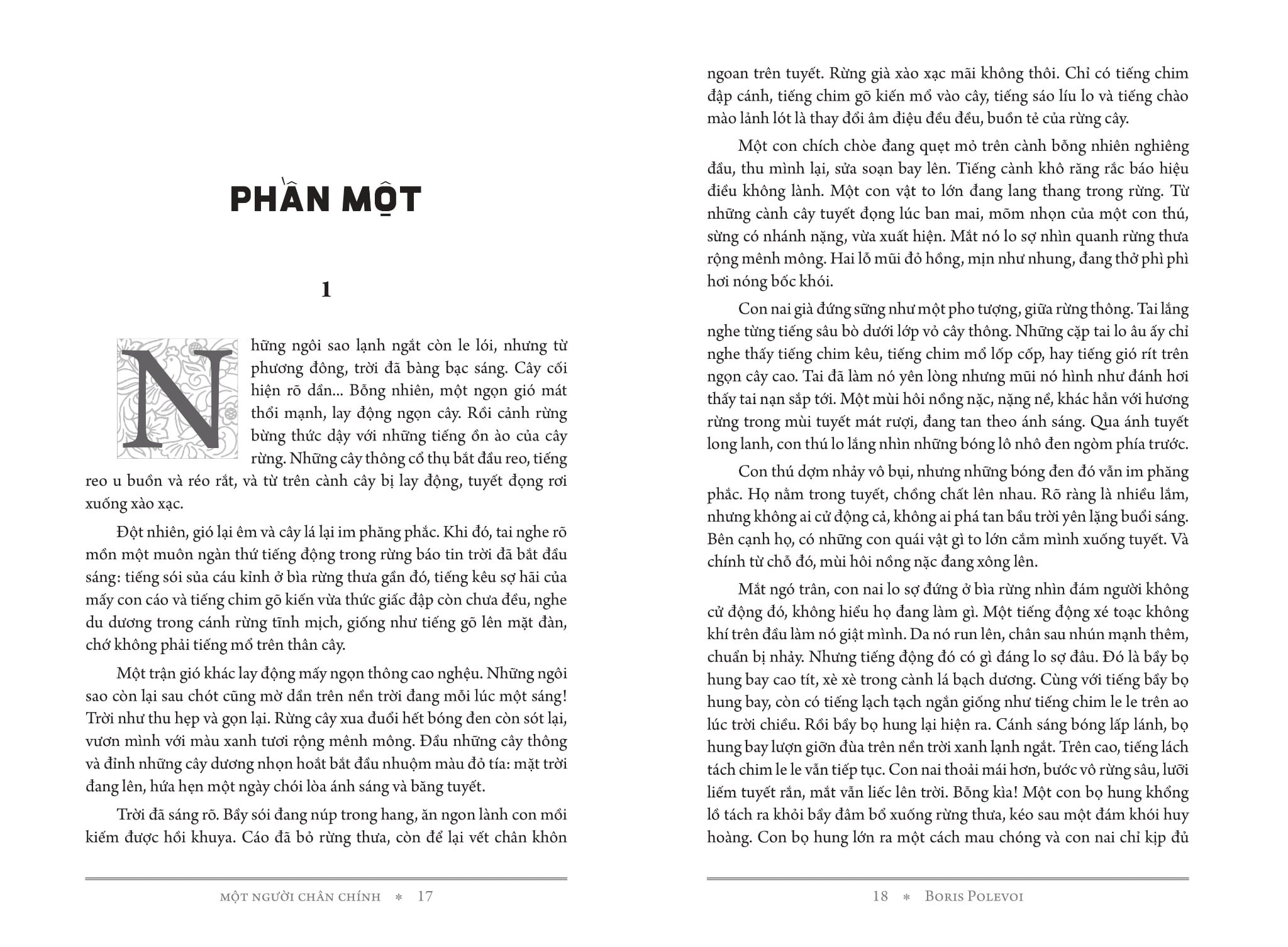 Tủ Sách Thanh Niên - Một Người Chân Chính - 
Boris Polevoy