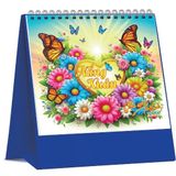  Lịch Bàn Chữ A Đứng (19x17) Nhiều Chủ Đề 2026 