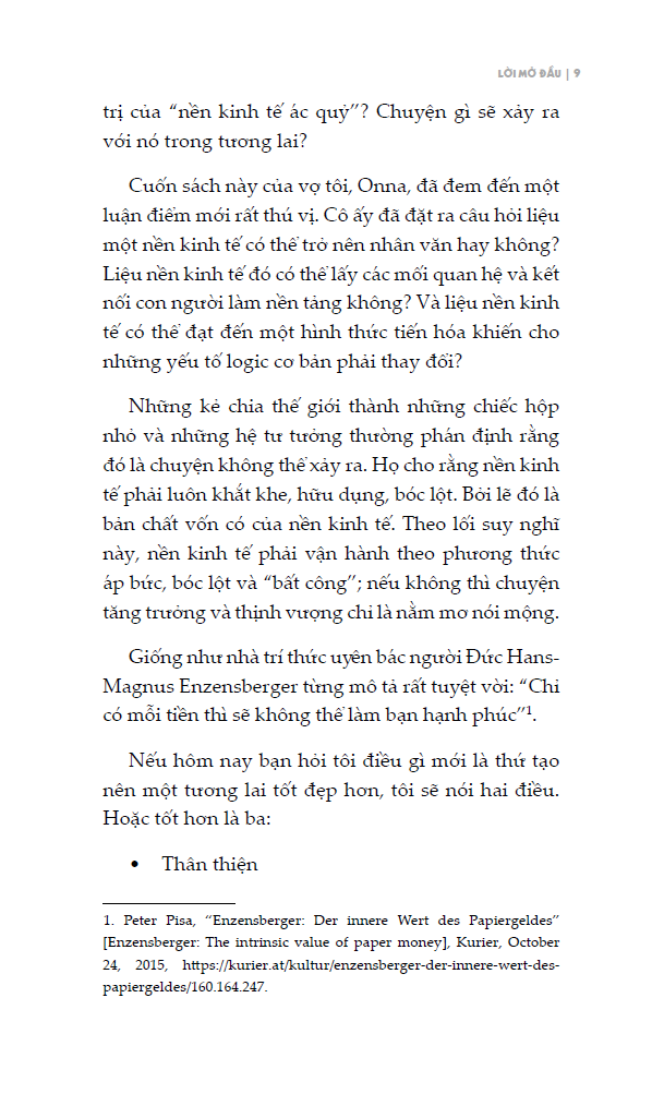 Kinh Tế Tử Tế - Cuộc Đảo Hoán Thang Bậc Giá Trị (People - Planet - Profit) - Oona Horx-Strathern