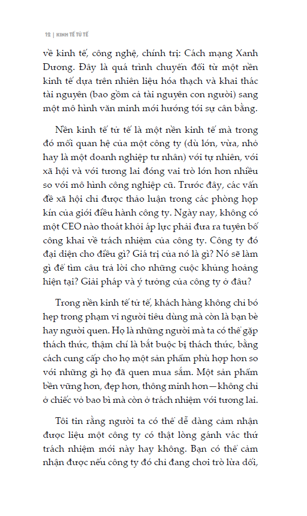 Kinh Tế Tử Tế - Cuộc Đảo Hoán Thang Bậc Giá Trị (People - Planet - Profit) - Oona Horx-Strathern