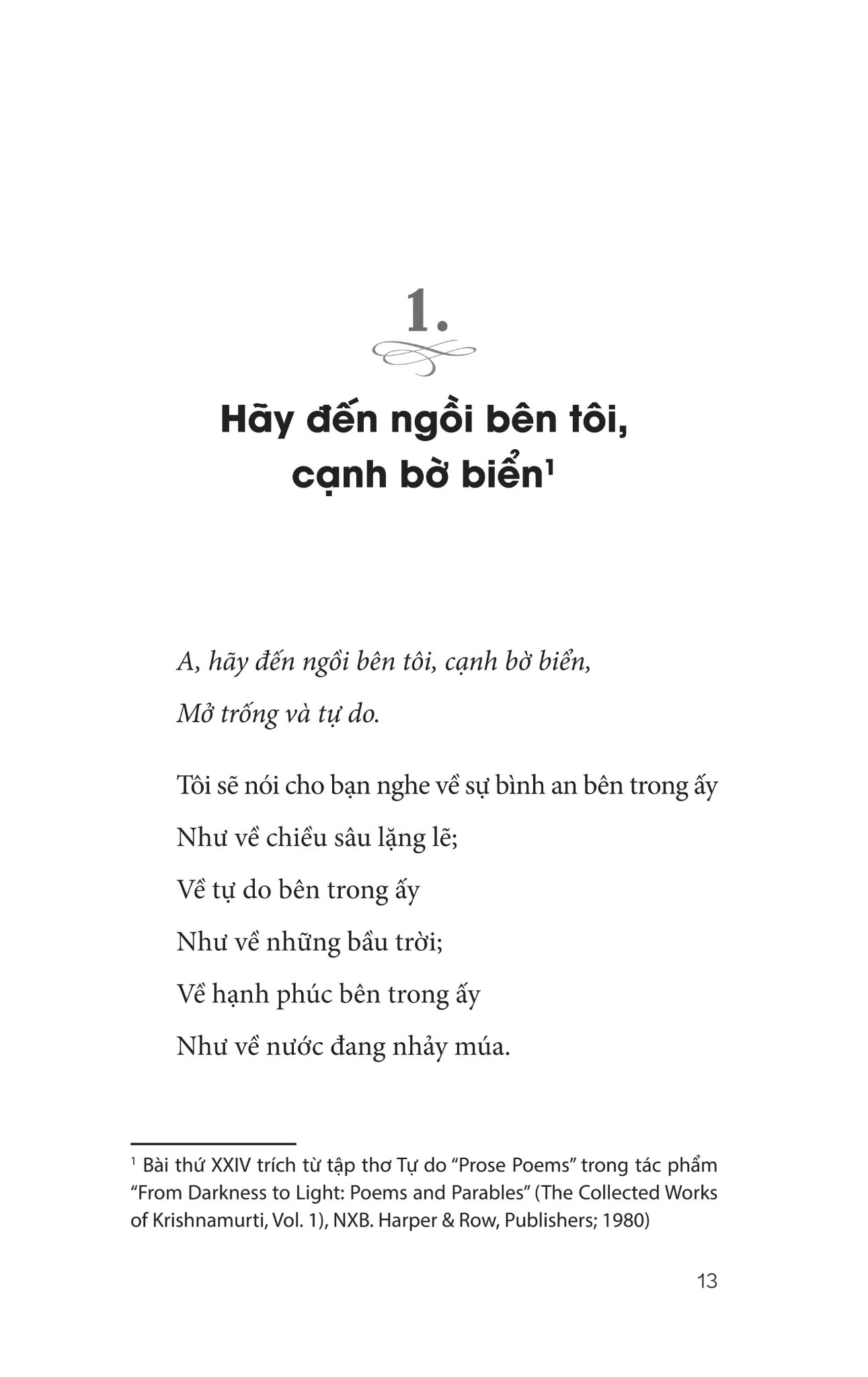 J. Krishnamurti Nói Về Tự Do - J. Krishnamurti